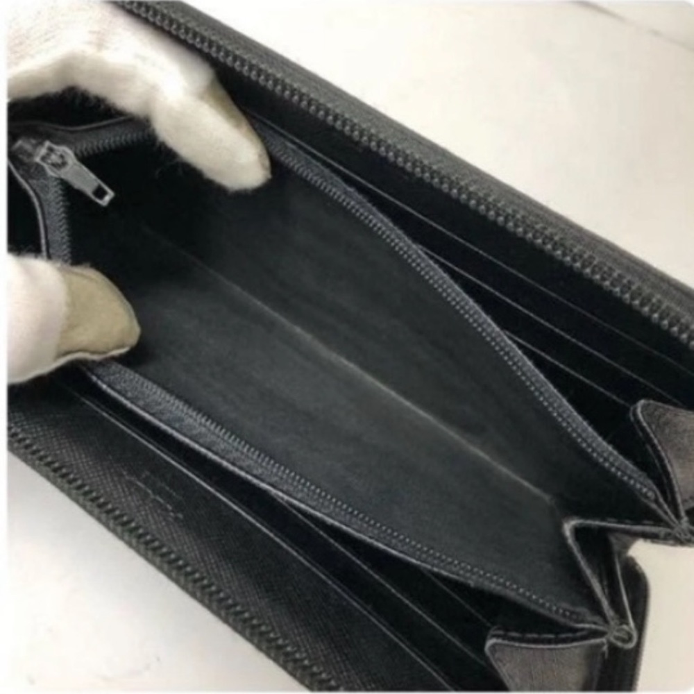Prada Black Tesutto Nylon Long Wallet - Picture 10 of 15